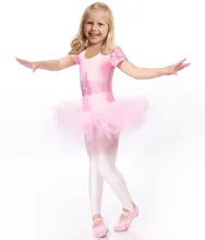 Vestido collant de balé para meninas, traje de dança e balé para garotas