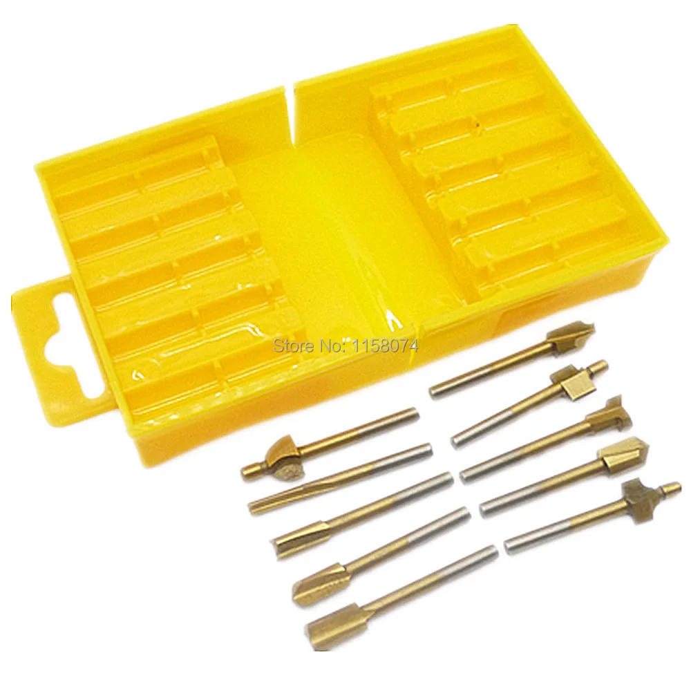 3mm Mini Shank HSS Router Bits Files Fits Dremel Rotary Tool