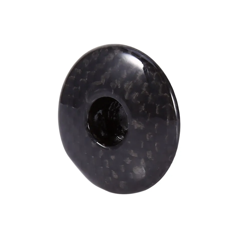 

1pcs Black Bike Bicycle Cycling Imitation Carbon Fiber Stem Top Cap Cover MTB Bike Top Cap Stem Cover Outdoor Sports Accessories