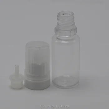 

5000pcs PE 10ml Plastic Dropper Bottle 1/3 Oz Bottles ego E Cig ce4 With Tamper Flat Childproof Cap Empty Dropper Bottles