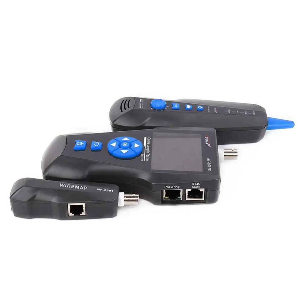 NOYAFA NF 8601S TDR Многофункциональный сетевой кабель тестер трекер для RJ45 RJ11 BNC Cat5e Cat6 Cat7
