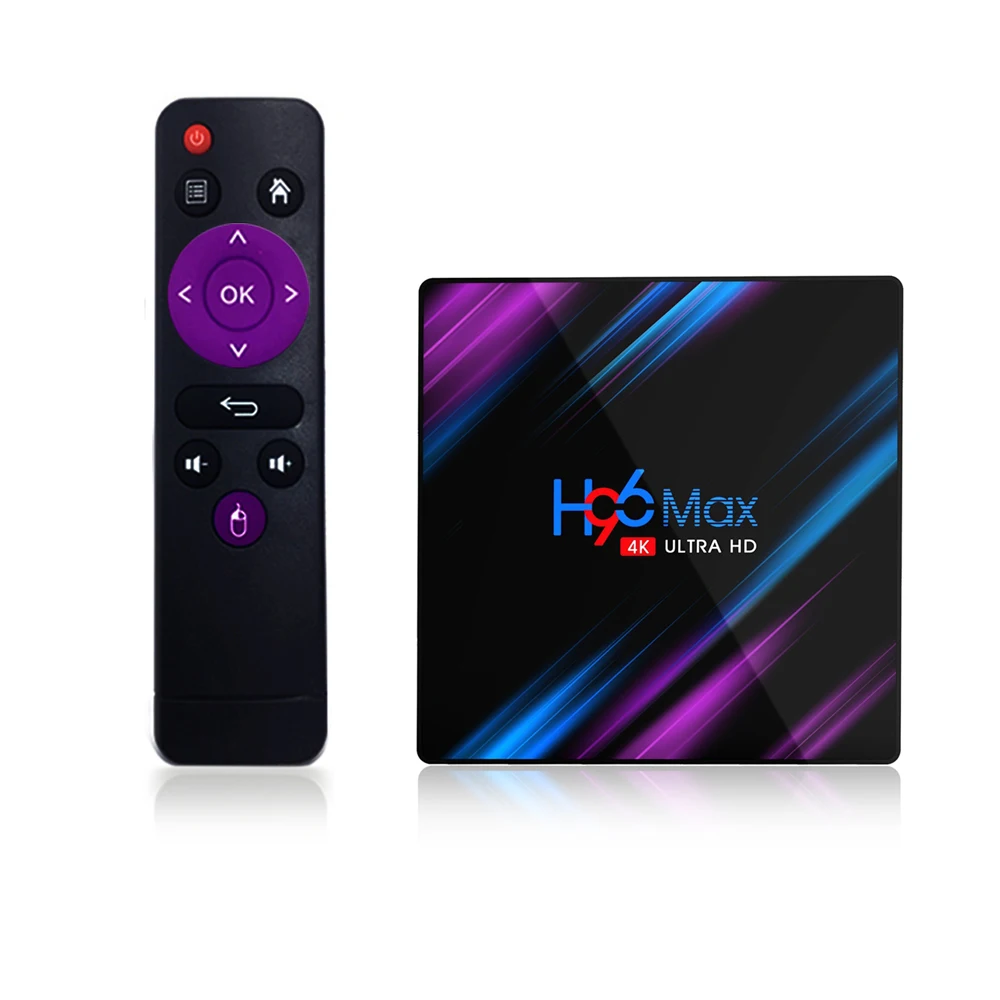 4K HDR 2GB 4GB ram RK3318 четырехъядерный Смарт Android tv box 9,0 OS телеприставка Двухдиапазонная 2,4G 5G Wifi Google Play BT4.0 IP tv плеер