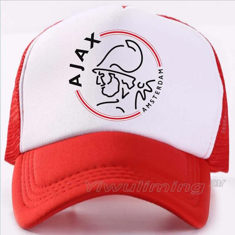 Новые летние бейсболки ajax крутые Летние черные для взрослых сетчатые