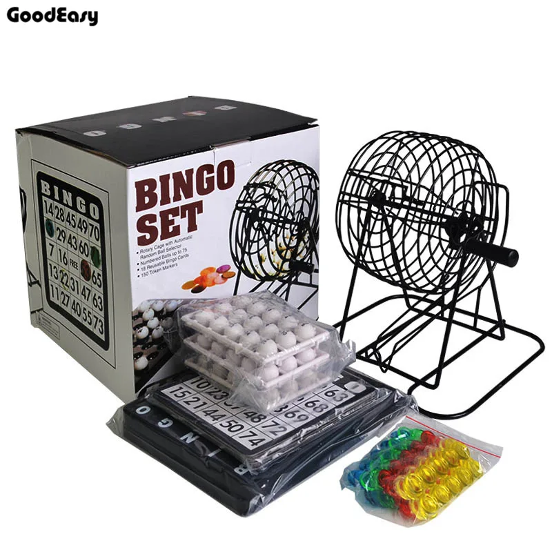 Bingo Set 75 Balls Lottery Machine Draw Machine Bingo Game For Public 