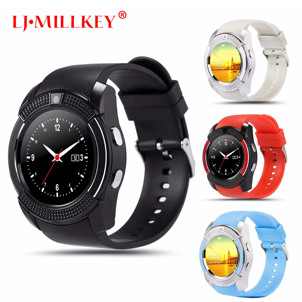Smart Watch Bluetooth Touch Screen Android Waterproof Sport Men Women Smartwatched with Camera SIM Card Slot For Android IOS