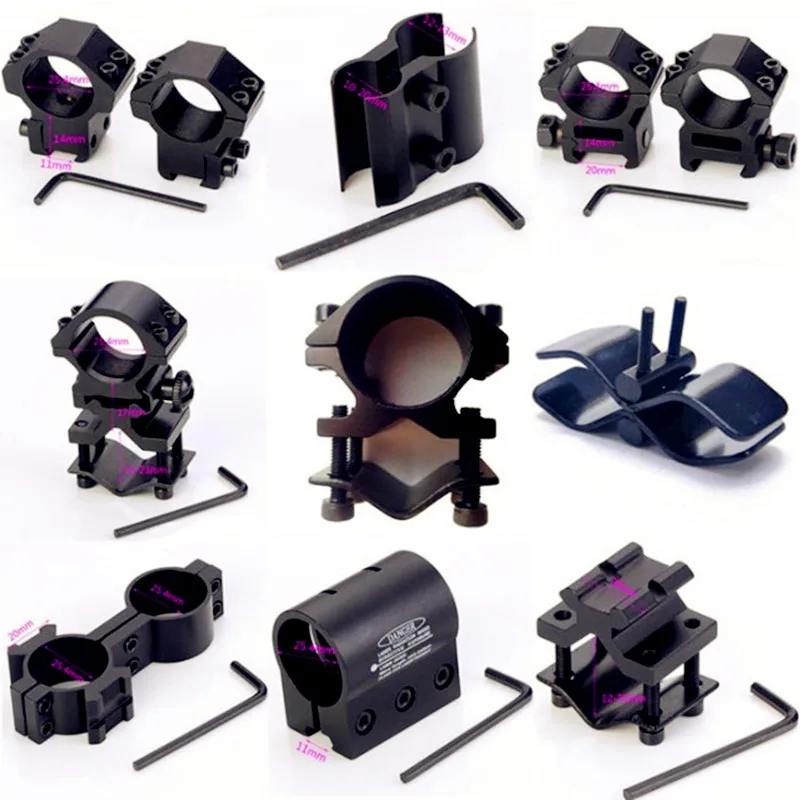 

Hunting Accessories Rifle Scope Mounts 30mm/25mm Rings for Weaver 11mm/20mm Rail Outdoor Camping Rolling Weaver Rail Mount