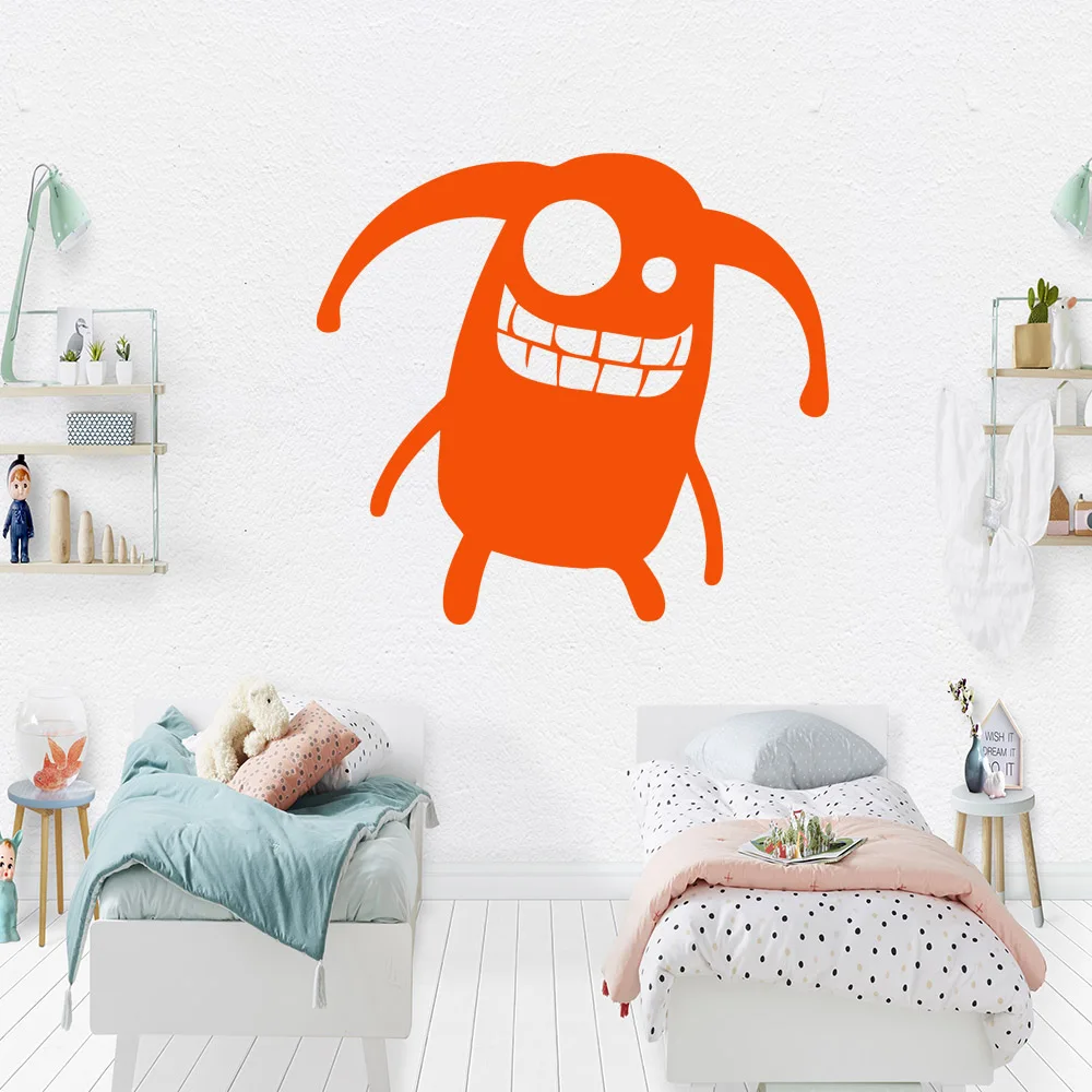 

Fashionable monster Sticker Waterproof Vinyl Wallpaper Home Decor For Children's Room Wall Decoration adesivo de parede