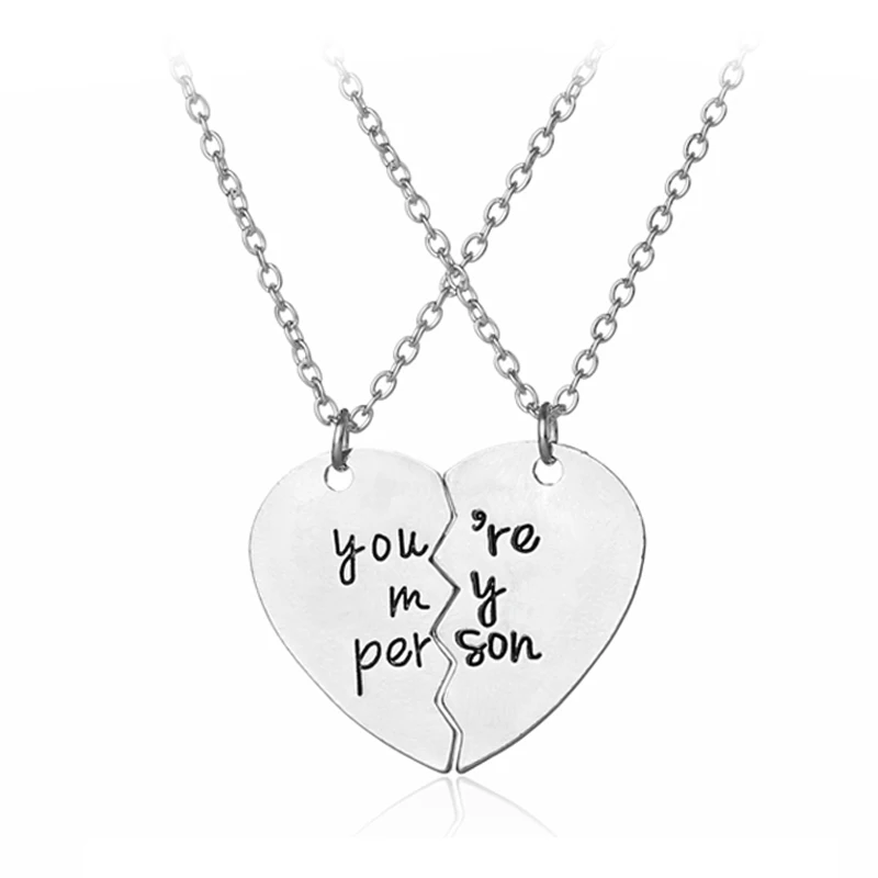Ожерелье с подвеской пазлом Ты мой человек|necklace best|friendship necklacependant necklace |