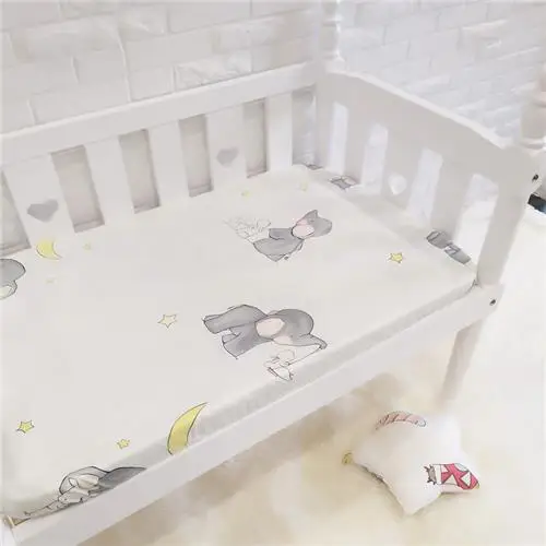 Lovely Pattern Mini Crib Mattress Cover For Newborns Cotton Fitted Sheet Universal Size Bed Sheet Infant Beddings For Cot Lovely Pattern Mini Crib Mattress Cover For Newborns Cotton Fitted Sheet Universal Size Bed Sheet Infant Beddings For Cot