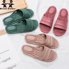 Wenjie brother/Новинка года; креативные тапочки из ПВХ; экологичный материал; пара домашних тапочек для массажа ног