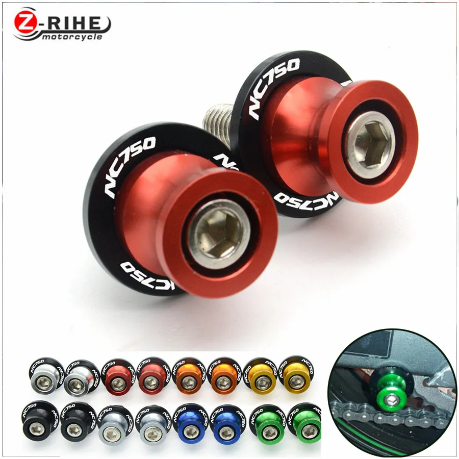 

For CNCorangemotobike accessories Motorcycle Swingarm Sliders Spools For honda NC700 S/X 12-14 NC750 S/X 2015 6mm 8mm 10mm