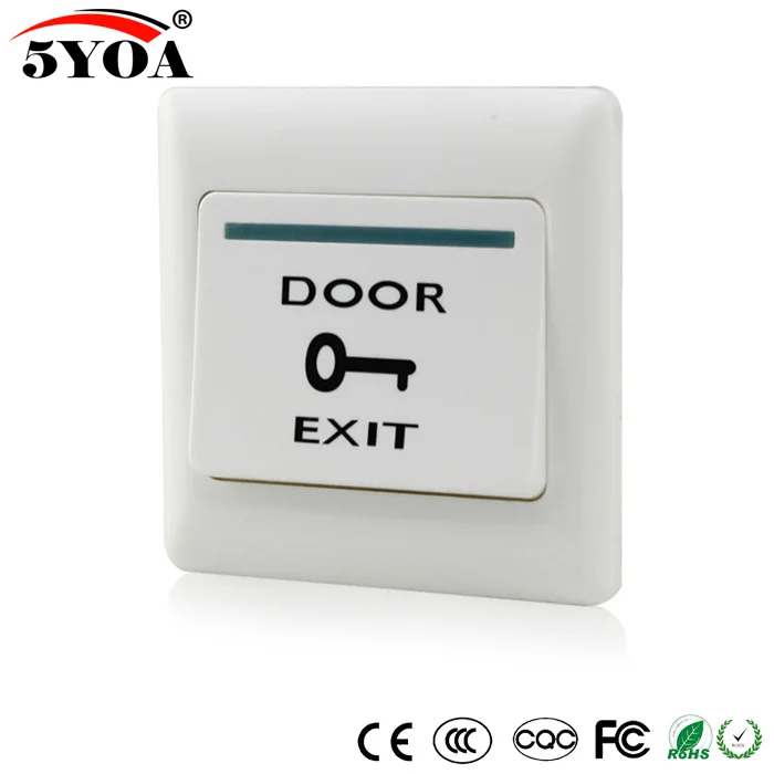 Кнопка открытия входной двери релиз кнопочный переключатель для контроля доступа системы электронный дверной замок