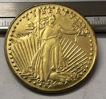 

1912 P.D.S US SAINT GAUDENS $20 GOLD DOLLAR Exact Copy Coin