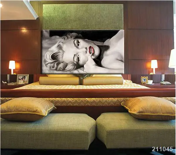 Мэрилин Монро, сексуальная Картина на холсте, настенные картины для гостиной, печать на холсте, домашний декор, произведение искусства, подарок, фильм, прямоугольный холст