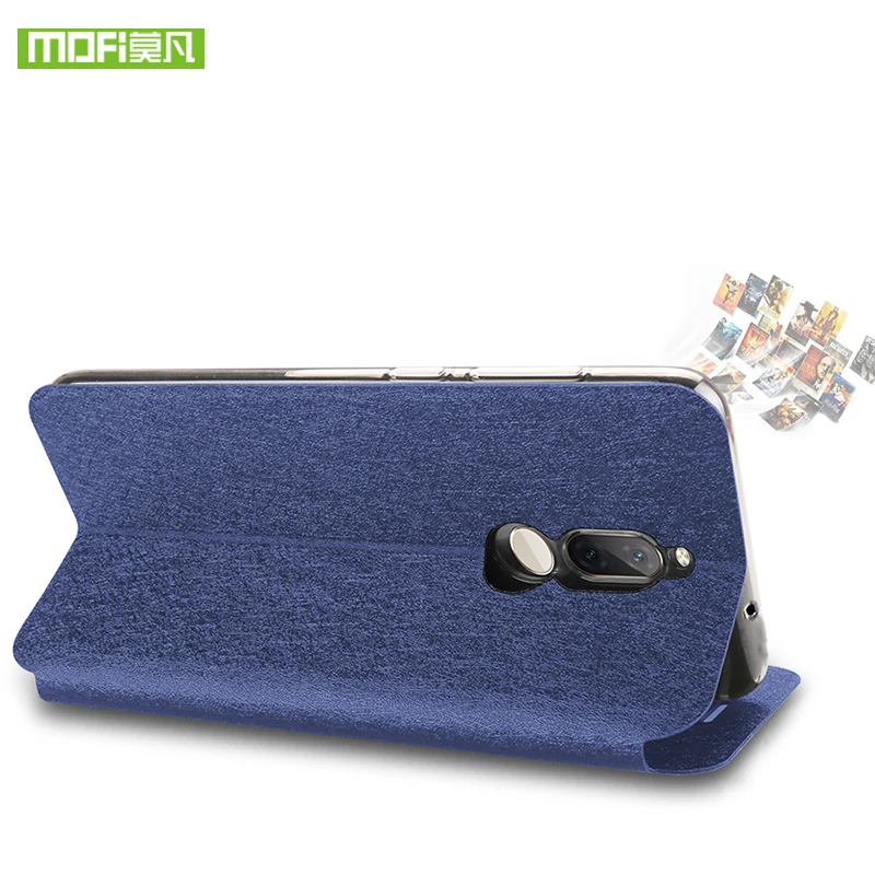 Huawei mate 10 lite caso cubierta de silicona de lujo flip capa de cuero original mofi Huawei mate10 lite caso 360 knock slim fundas