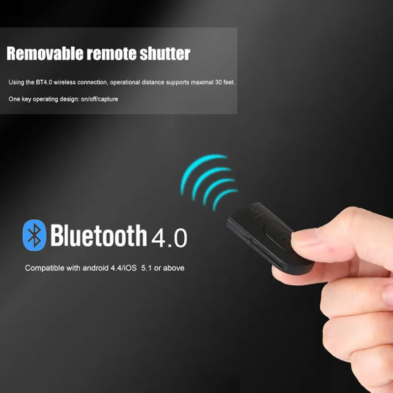 Беспроводная селфи-Палка с Bluetooth для iPhone 8X7 6s Plus, складной ручной монопод с дистанционным спуском затвора, Выдвижной мини-штатив