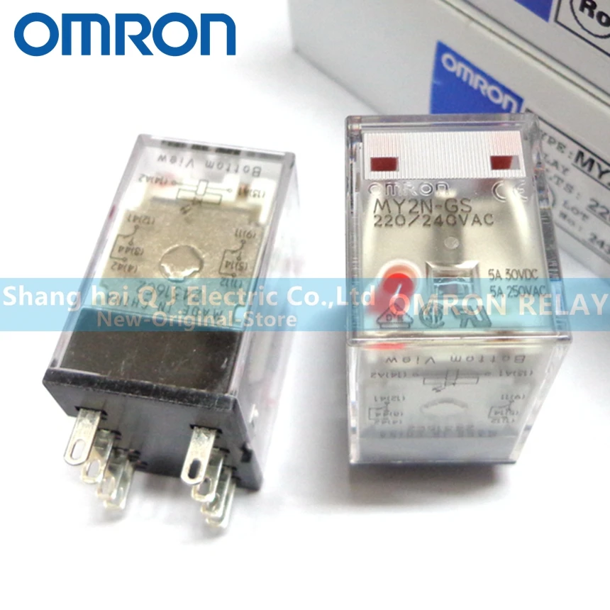 OMRON ORIGINAL MY2N 24 VDC OMRON RELAY . LOT OF 3 ..