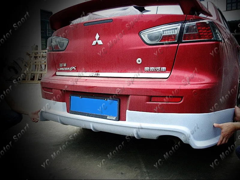 2008-2012 Mitsubishi Lancer EX J Style Rear Lip FRP (18)