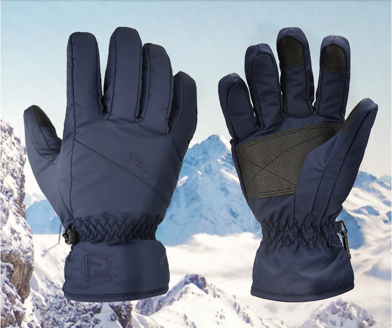 Лыжные перчатки с цветочным принтом и отстрочкой, водонепроницаемые, теплые, на открытом воздухе, для езды на велосипеде, для пешего туризма, для альпинизма, снегоходные перчатки, новинка