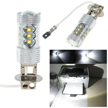 

Tail Car Fog Light Signal Turn Brake Lamp Driving Parking 12V/24V 80W 1600-2000LM 16LED Replacement Pure white