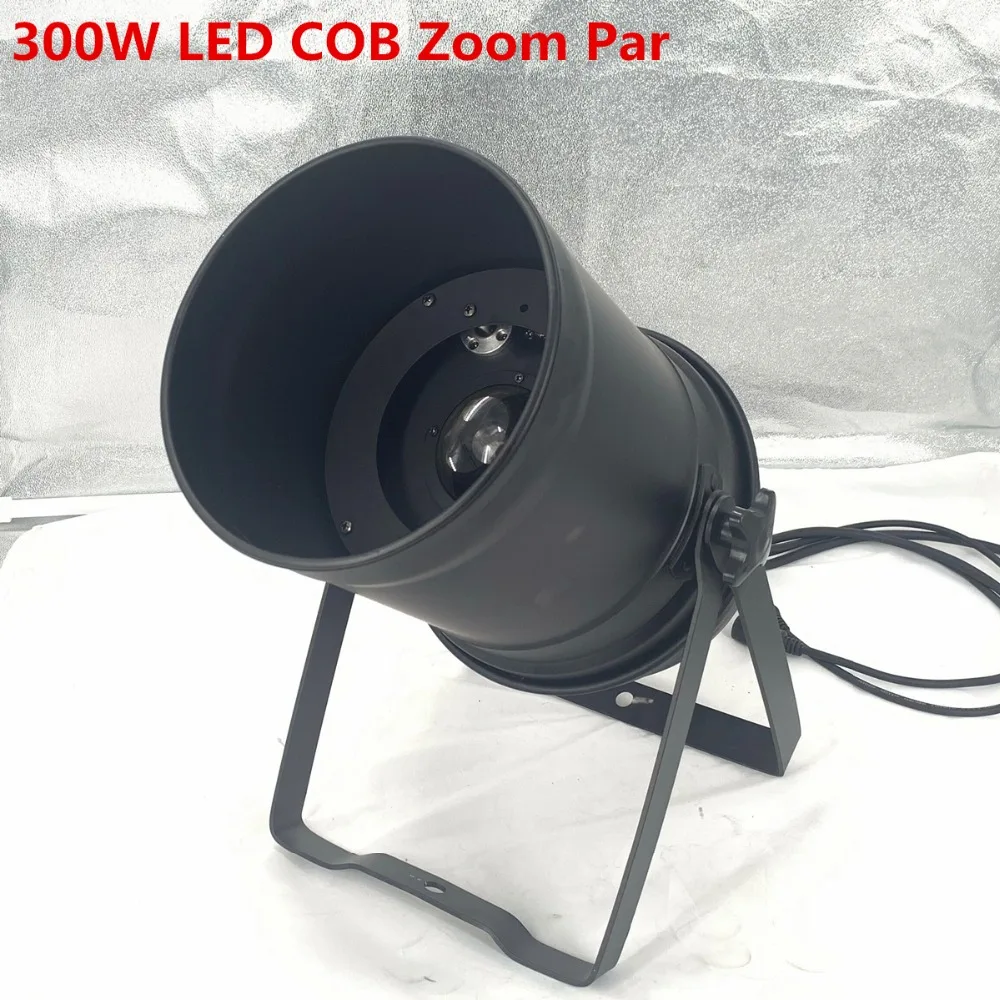 300 Вт Холодный белый 7500k LED COB Par Light Zoom par light 5-50 градусов сценическое диско
