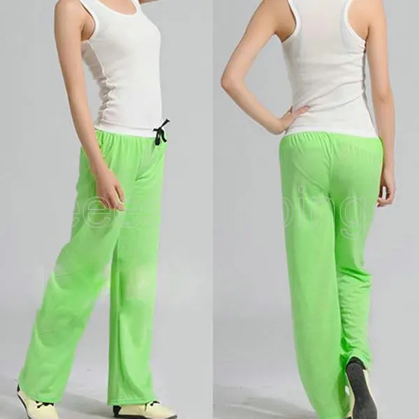 Элегантные широкие брюки для женщин, летняя эластичная талия, Свободная Домашняя одежда, прямые повседневные брюки, одноцветные свободные брюки для отдыха - Цвет: Color 5