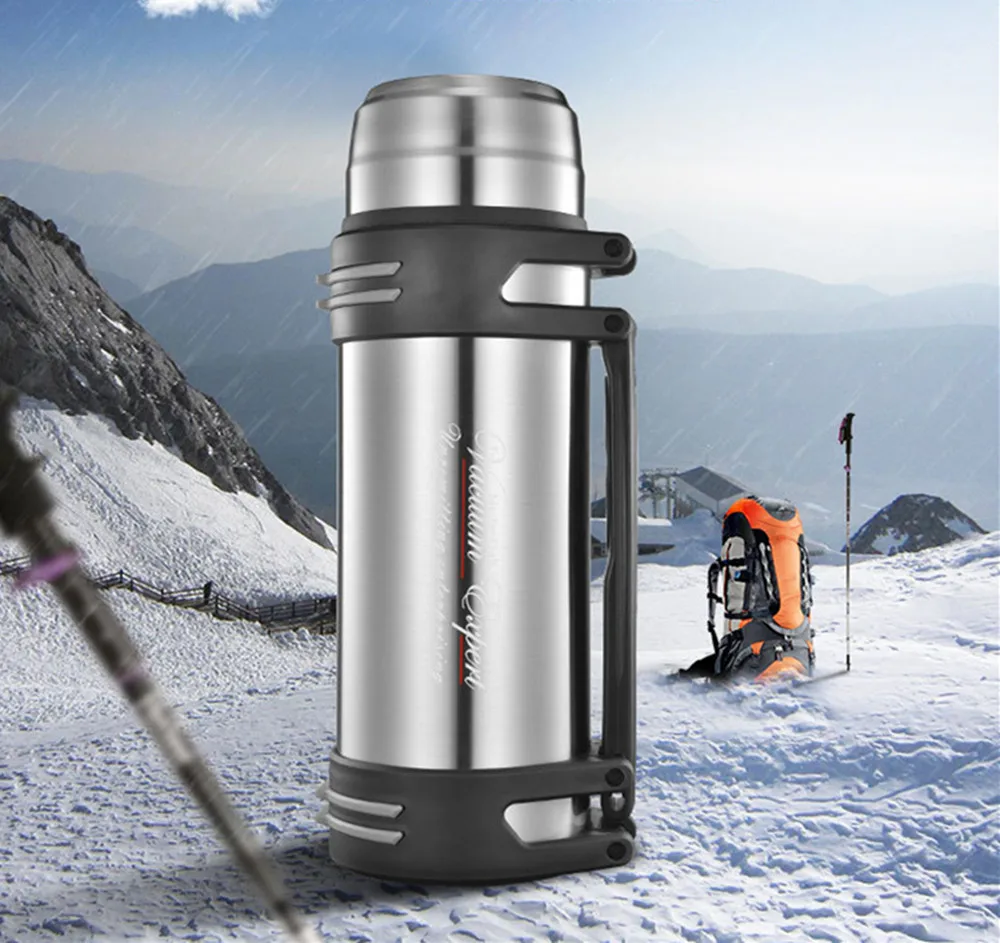 Новинка 2500 мл дорожная вакуумная колба Inox термос переносной для путешествий на открытом воздухе альпинистская чашка нагреватель для напитков вода чай кофе чашка Горячая