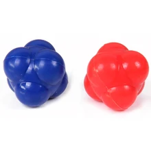 Фитнес шестиугольная реакционная мяч энергетический шар теннисный мяч бадминтон скорость ловкость тренировочный мяч оборудование для тренировки