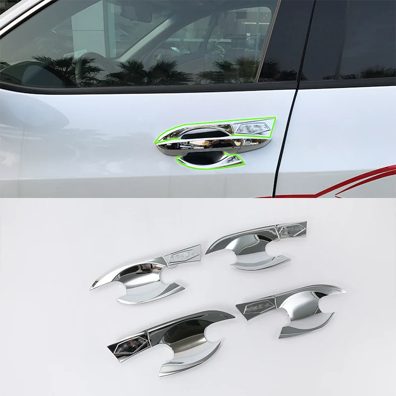 

Car Accessories Exterior Decoration 4pcs ABS Chrome Door Handle Bowl Cover Trim For Acura CDX 2017 Car Styling