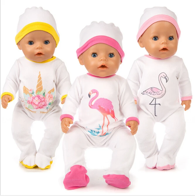 Baby New Born Fit 17 inch 43cm Doll Clothes Accessories Suit+Hat For Birthday Gift | Игрушки и хобби