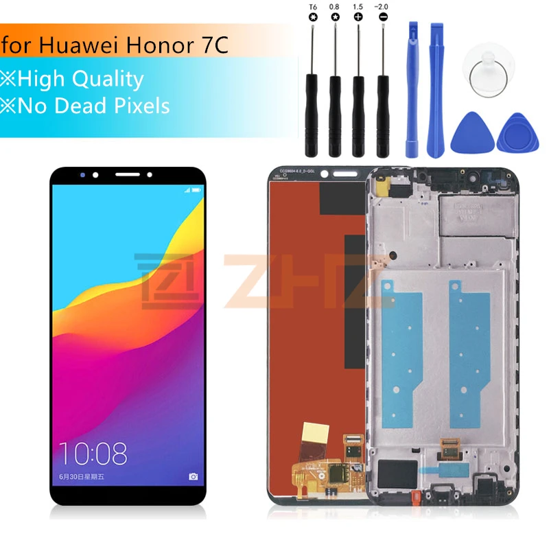 

ЖК-дисплей с сенсорным экраном для Huawei Honor 7C, aum-L41, Aum-L41, дигитайзер в сборе для Huawei ATU LX1/L21, запчасти для ремонта