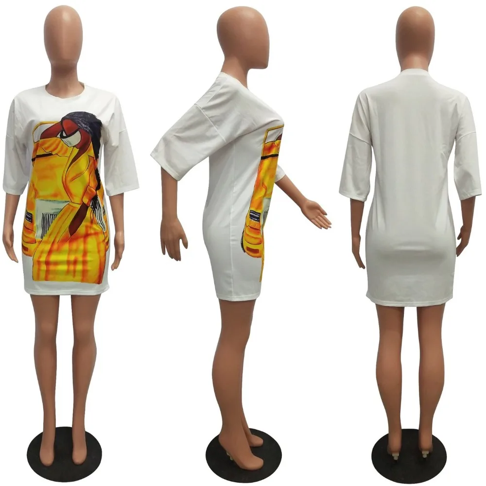 2 цвета) Новые африканские хлопковые свободные платья Дашики с принтом и рукавами