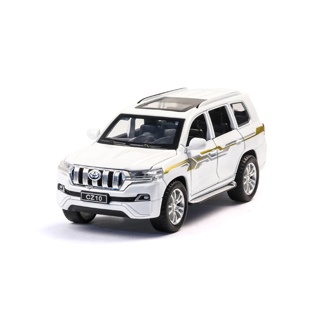 1:24 Prado музыкальная с подсветкой машина Diecasts игрушечный транспорт горячая модель