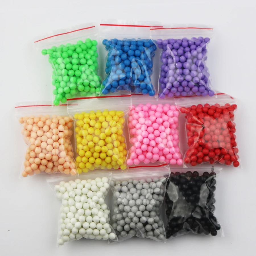 

200pcs/10bag 10 Colors DIY Water Spray Magic Aqua Hand Making 3D perler beads Puzzle Educational Toys for Children Kit Ball G