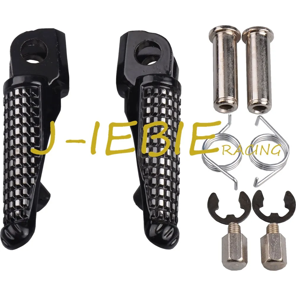 Черные передние подножки для Kawasaki Ninja ZX6R ZX10 ZX9R Z750 Z1000 ZX14 ZZR1200 ZZR1400 GTR1400|for kawasaki|kawasaki
