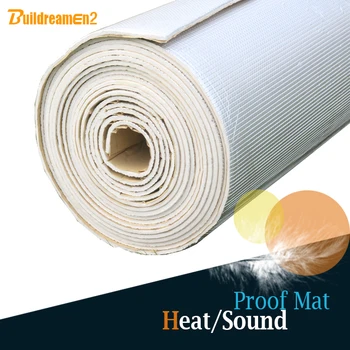 

Buildreamen2 6sqm 240" x 40" Car Firewall Door Trunk Ceiling Heat Sound Shield Insulation Proof Material Mat Deadening Deadener