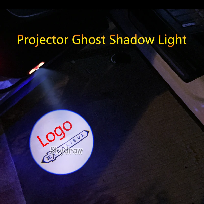 

2 Piece For TOYOTA LAND CRUISER 200 (2007-2019) Car LED Door Warning Light Projector Ghost Shadow Light Welcome Light
