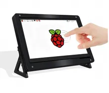 7 pulgadas 1024x600 USB HDMI LCD Monitor de pantalla táctil capacitiva caso para Raspberry Pi 4 Modelo B 3B + Nvidia Jetson Nano PC(China)