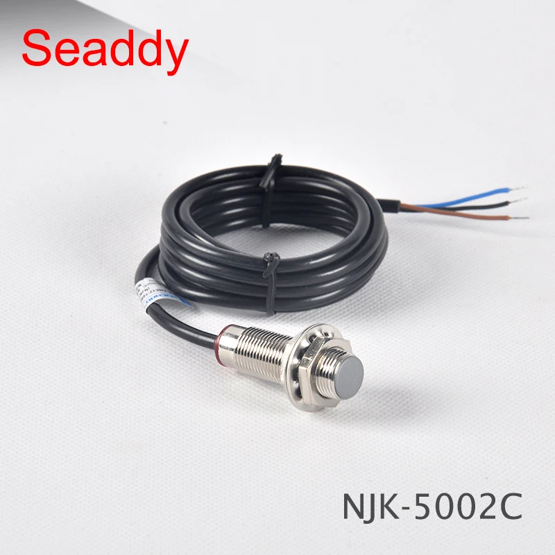 

NJK-5002C 5-30VDC Three Wires Hall Effect Sensor Proximity Switch NPN 3-Wires Normally Open + Magne