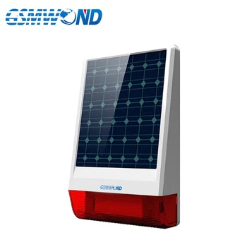 

Outdoor Waterproof 315MHz Wireless Solar Siren For EARYKONG GSMWOND NiWoolf M2B M2E GSM Alarm System / Home Burglar Alarm System