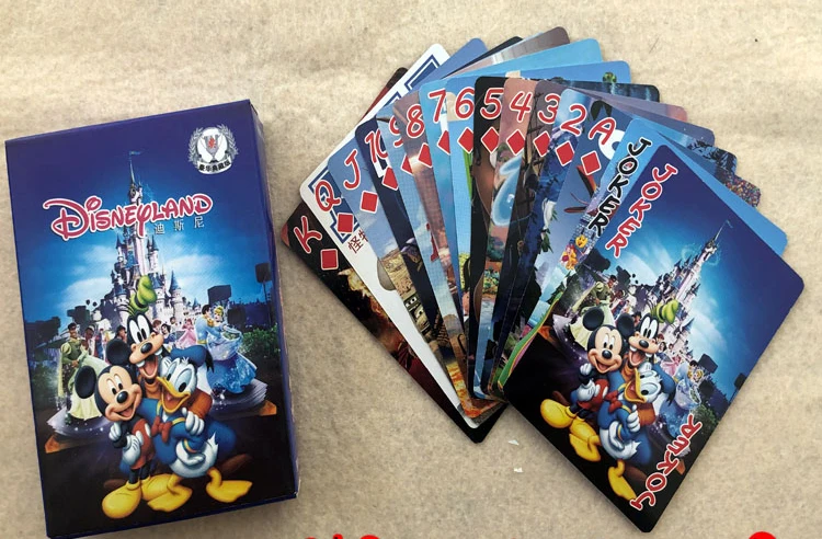 

New Cutely Cartoon Disney Poster Paper Poker Playing Cards For Collection Type 2