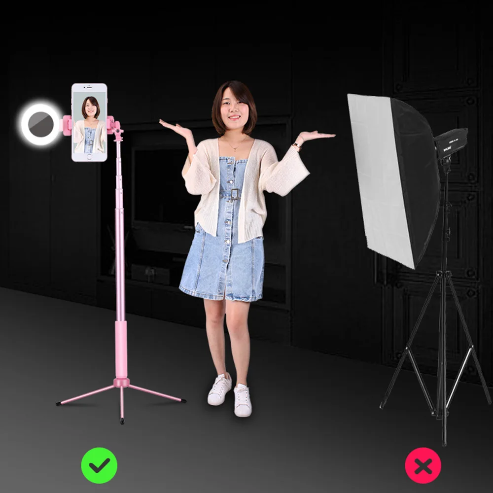 Spash 170cm selfie vara girando multifuncional tripé