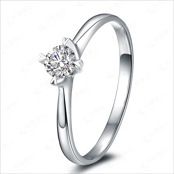 05ct genuine moissanite classic customized wedding ring solid 18karat white gold moissanites engagement ring for - Customized Wedding Rings 05ct genuine moissanite classic customized wedding ring solid 18karat white gold moissanites engagement ring for - Customized Wedding Rings