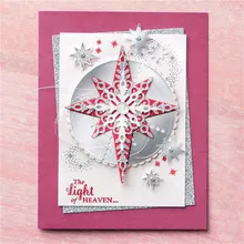 

DiyArts 150*62mm New 2018 Metal Cutting Dies For Scrapbooking Die Cut Card Making Christmas Star Alphabet Stencil Cutting Dies