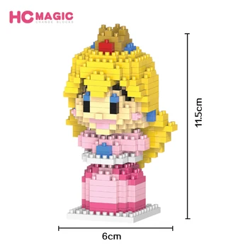 

New Kids Lovely Queen Peach Hc5005 Free Shipping Gift Block Toy