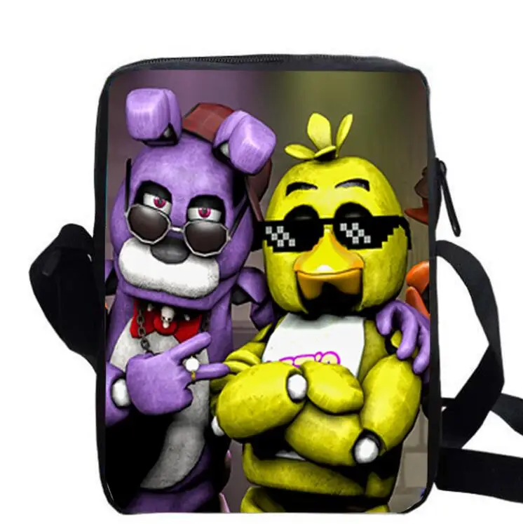 Five Nights At Freddy's Freddy Backpack Chica Foxy Bonnie FNAF Shoulder  Bags