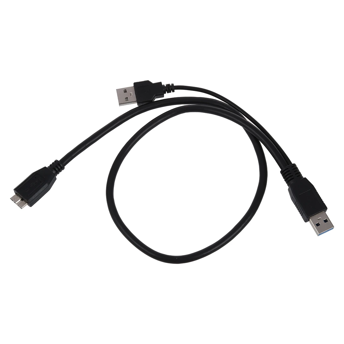 USB 3,0 y-кабель y-образный кабель Micro type B Male to standard type A Male Black