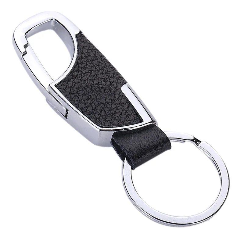 Fashion Men Creative Stainless Steel Keyfob Car Keychain Keyring Key Chain Ring