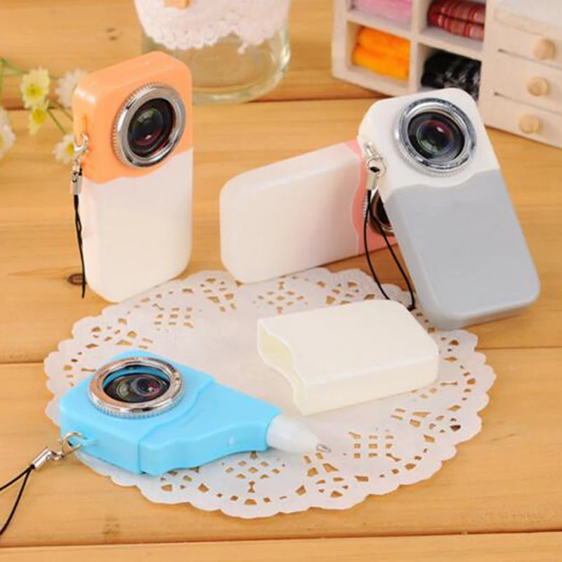 

20pcs Cute Camera Shape Ballpoint Stationery Pen Creative cartoon ballpoint pen fashion Novelty ball pen gift for children