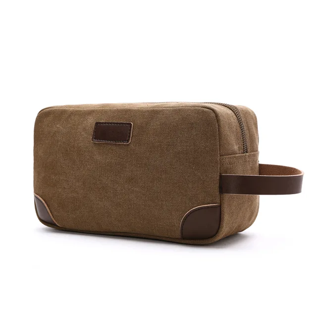 Canvas Travel Bag Toiletry Organizer Shaving Dopp Kit Canvas Travel Bag Toiletry Organizer Shaving Dopp Kit Cosmetic Makeup Men Handbag Casual Zipper
